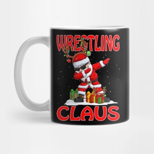 Wrestling Santa Claus Reindeer Christmas Matching Costume Mug